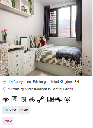 Burnet Point Student Accommodation in Edinburgh City Centre