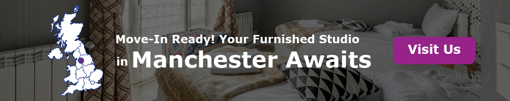 “Move-In Ready! Your Furnished Studio in Manchester Awaits”