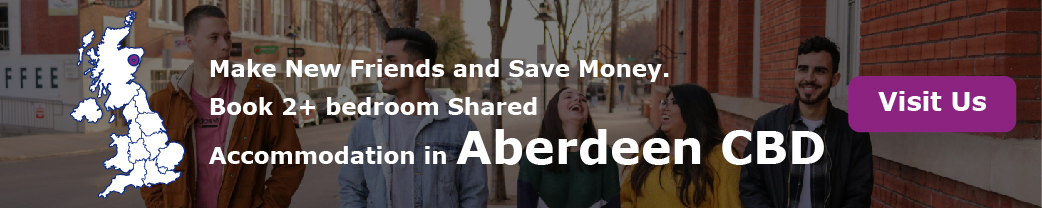 Make New Friends and Save Money. Book 2+ bedroom Shared Accommodation in Abardeen City Centre!