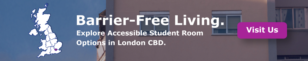 Barrier-Free Living. Explore Accessible Student Room Options in London CBD.