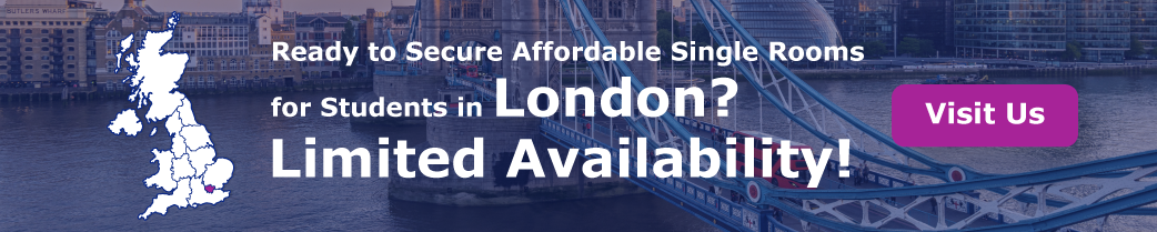 Ready to Secure Affordable Single Rooms for Students in London? Limited availability!