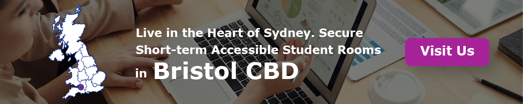Live in the Heart of Bristol. Secure Short-term Accessible Student Rooms in Bristol CBD”